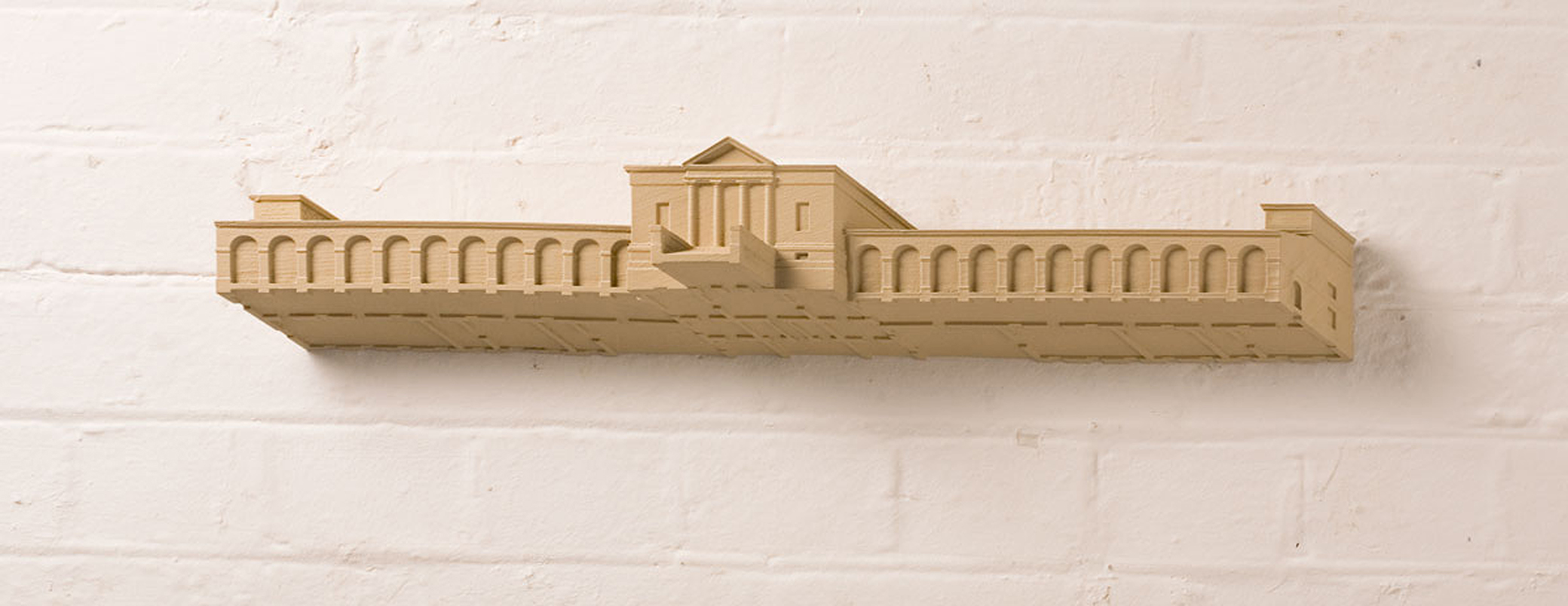 Installation: Villa Emo, in collaboration with Alberto Sdegno elfinbein plaster version, 60cm across, 2007; polyureathane version, 60cm across 2007; made at EKWC during Combined Residency