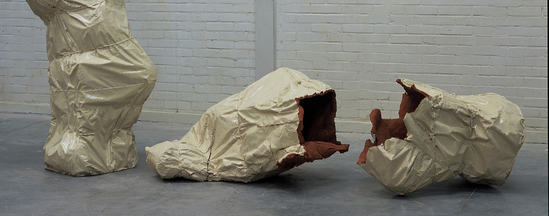 Detail Between Here and There ceramic, 330cm (L) 2001