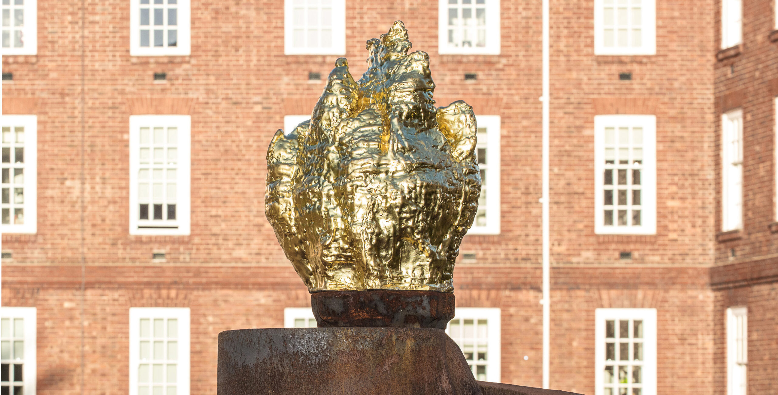 “Durham Flame”, commission for Durham University, Sheraton Park, 2018