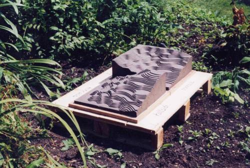 Hillside Terrace/Valley Terrace, Chelsea Physic Garden Installation, 2002