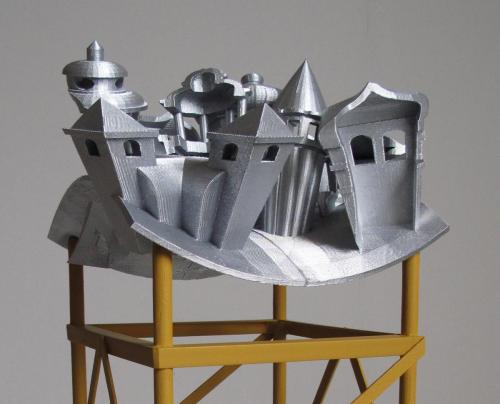 Maquette for Array (detail) painted abs rapid prototype, 43cm (H), 2009