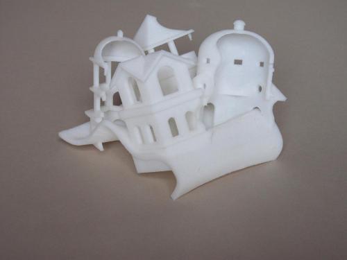 Maquette for Wave, abs rapid prototype, 12cm(H), 2010