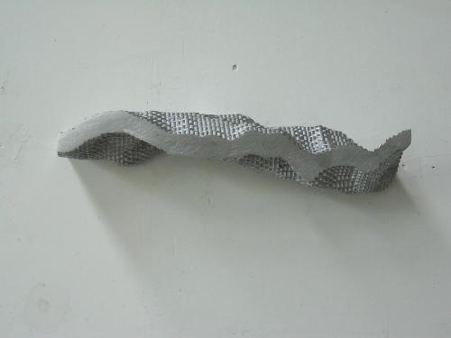  Dune, cast aluminium, 38cm (L), 2004, from digital rapid prototype files
