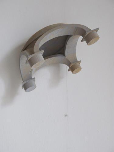 Dome Deformed, painted abs rapid prototype, 18cm across, 2008