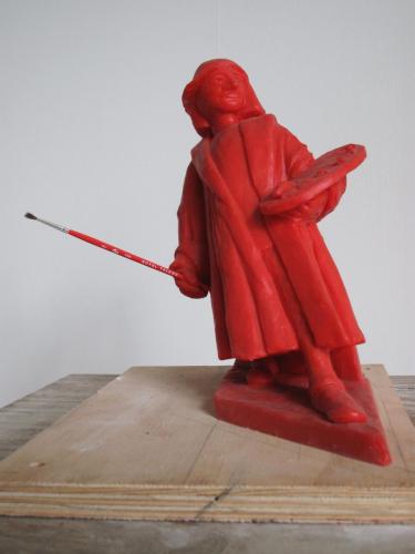 The Painter, wax, 27cm (H), 2007