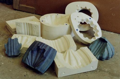 Rapid Prototype models and plaster moulds for porcelain production