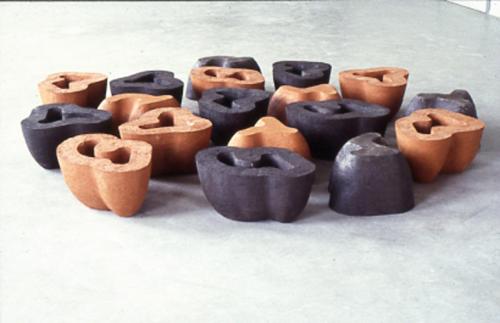 Pond, ceramic, 260cm (L, variable) 1997, ekwc