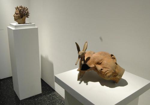 Bruce Dreams the Tortoise and Hare bronze, 31cm (H), 2008