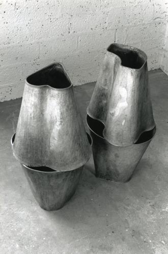 Hearts and Minds, aluminium, 127cm (H), 1994