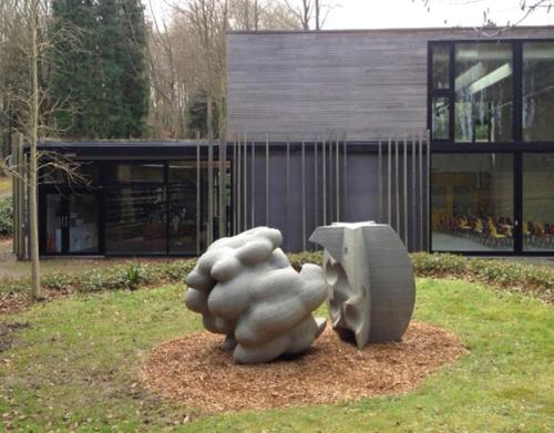 Star and Cloud, Cast aluminium, 140cm (H) 1999, Sculpture at Goodwood, Cass Foundation 