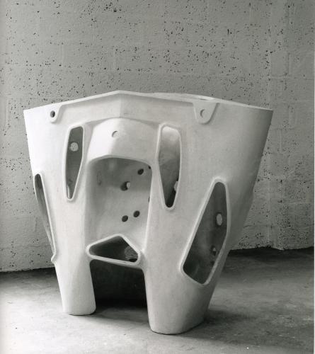 Tud, crystacal plaster, 175cm (W), 1990