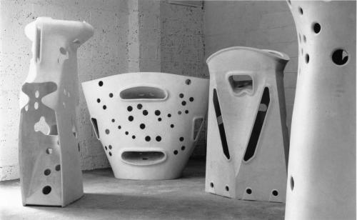 Studio Installation crystacal plaster, 1991