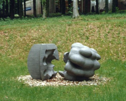 Star and Cloud, Cast aluminium, 140cm (H) 1999, Sculpture at Goodwood, Cass Foundation